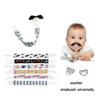 Durable Various 1pcs Pacifier Clips Pacifier Chain Dummy Clip Nipple Holder baby pacifier clip chain baby